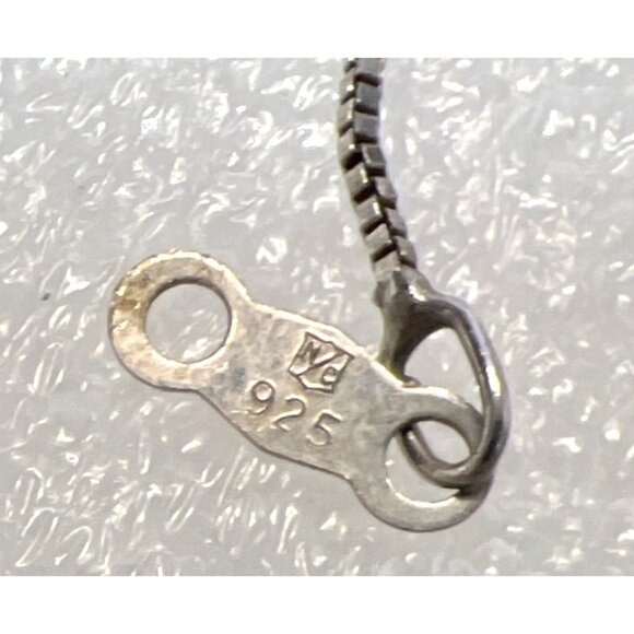 Sterling Silver Infinity Cubic Zirconia Pendant Necklace 925 Sun Jewelry Box Cha - Picture 6 of 15